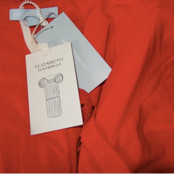 Antonio Melani Liz Damrich Radziwill Red Strapless Bow Chic Maxi Dress Cocktail - Picture 5 of 9